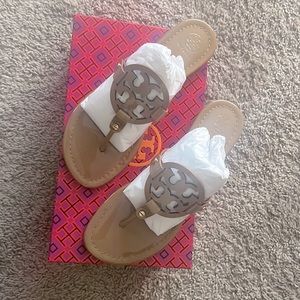Tory Burch Miller Sandals - sand-patent color